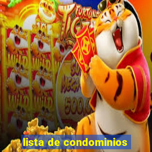 lista de condominios